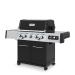 Broil King Regal Q 590 Pro IR 5 Burner Freestanding Natural Gas Grill with Rear Rotisserie Burner and Infrared Searing Side Burner