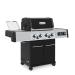 Broil King Regal Q 490 Pro IR 4 Burner Freestanding Natural Gas Grill with Rear Rotisserie Burner and Infrared Searing Side Burner