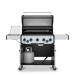 Broil King Baron S 590 Pro IR 5 Burner Freestanding Natural Gas Grill with Rear Rotisserie Burner and Infrared Searing Side Burner