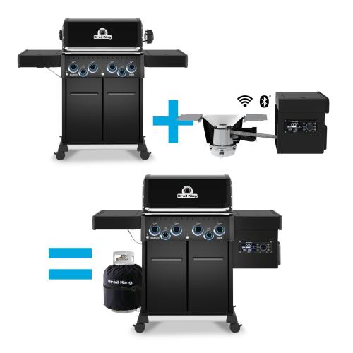 Broil King Baron 400 Pellet Conversion Kit for 4 Burner Gas Grills