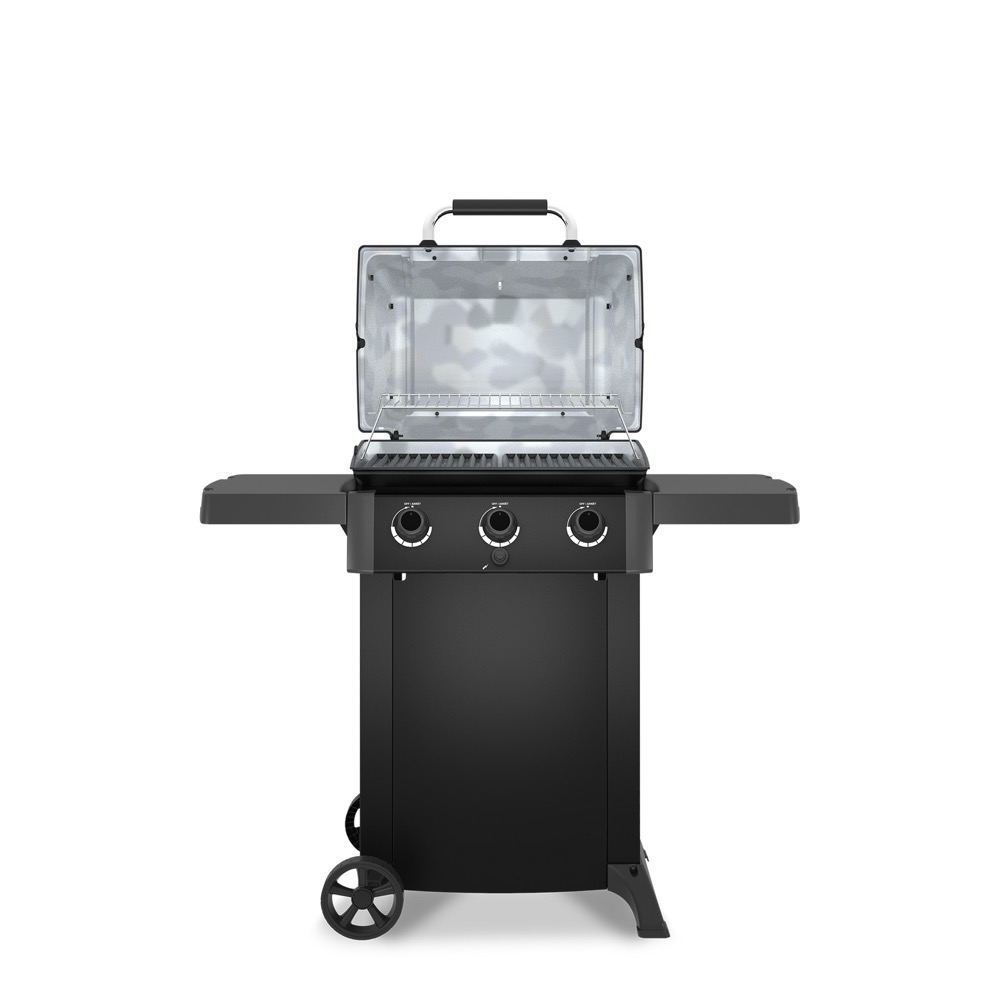 Broil King Gem 310 Shadow 3 Burner Freestanding Propane Gas Grill