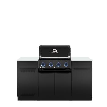 Broil King Baron Shadow 420i 4 Burner Propane Gas Grill BBQ Island 1350