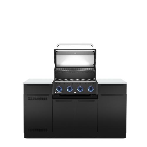 Broil King Baron Shadow 420i 4 Burner Natural Gas Grill BBQ Island