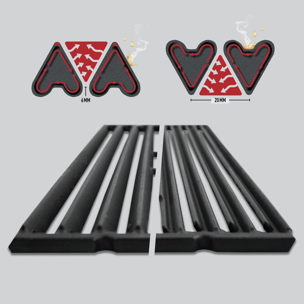 Broil King Cast Iron Cooking Grates for Crown Grills