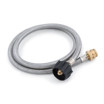 Broil King Braided Stainless 4 Ft Hose with Adapter 1350