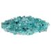 American Fire Glass Half Inch Azuria Blue Reflective Fire Glass   10 Pounds