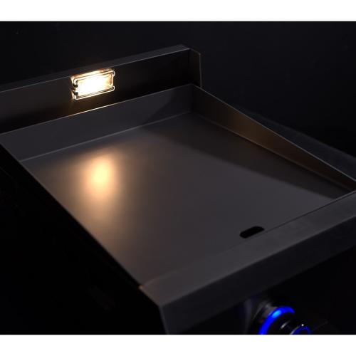  Countertop Natural Gas Commercial Style Flat Top Griddle   3mm Plate