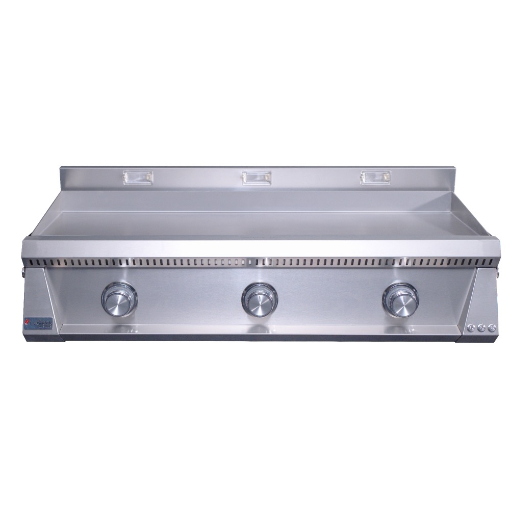  Countertop Natural Gas Commercial Style Flat Top Griddle   3mm Plate