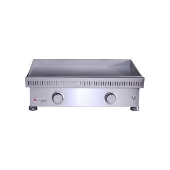 Le Griddle Commercial Series 30 Inch 2 Burner Built In Countertop Natural Gas Commercial Style Flat Top Griddle 3mm Plate 1350