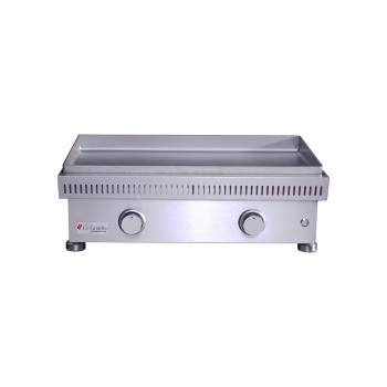 Le Griddle Commercial Series 30 Inch 2 Burner Built In Countertop Natural Gas Commercial Style Flat Top Griddle 6mm Plate 1350