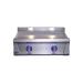 Le Griddle Pro Series 30 Inch 2 Burner Freestanding Natural Gas Commercial Style Flat Top Griddle with Stainless Steel Cart   3mm Plate