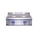 Le Griddle Pro Series 30 Inch 2 Burner Freestanding Natural Gas Commercial Style Flat Top Griddle with Stainless Steel Cart   6mm Plate