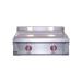 Le Griddle Pro Series 30 Inch 2 Burner Freestanding Natural Gas Commercial Style Flat Top Griddle with Stainless Steel Cart   6mm Plate