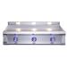 Le Griddle Pro Series 41 Inch 3 Burner Freestanding Natural Gas Commercial Style Flat Top Griddle with Stainless Steel Cart   3mm Plate