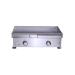 Le Griddle Commercial Series 30 Inch 2 Burner Freestanding Natural Gas Commercial Style Flat Top Griddle with Stainless Steel Cart   3mm Plate