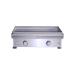 Le Griddle Commercial Series 30 Inch 2 Burner Freestanding Natural Gas Commercial Style Flat Top Griddle with Stainless Steel Cart   6mm Plate