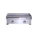 Le Griddle Commercial Series 30 Inch 2 Burner Freestanding Natural Gas Commercial Style Flat Top Griddle with Stainless Steel Cart   6mm Plate