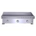 Le Griddle Commercial Series 41 Inch 3 Burner Freestanding Natural Gas Commercial Style Flat Top Griddle with Stainless Steel Cart   3mm Plate