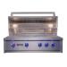 RCS Cutlass Elite 38 Inch 4 Burner Built In Natural Gas Grill with Rear Infrared Burner Smoker Box  and  Color Changing LED Lighting
