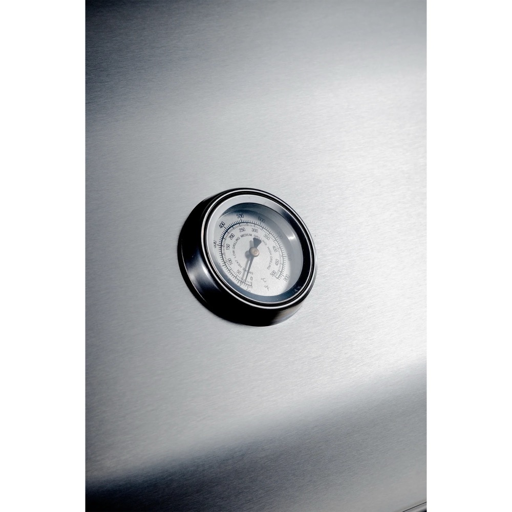 RCS Cutlass Elite 38 Inch 4 Burner Built In Propane Gas Grill with Rear Infrared Burner Smoker Box  and  Color Changing LED Lighting