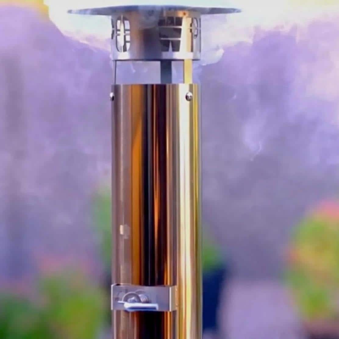 WPPO Karma 32 Inch Countertop Stainless Steel Wood Fired Pizza Oven