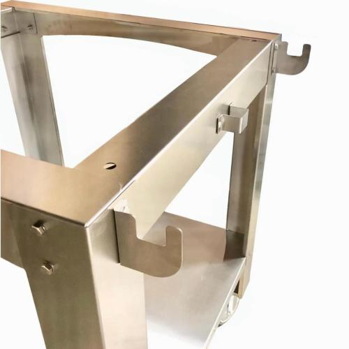 WPPO Stainless Steel Cart for Karma 32 in Wood Fired Pizza Oven