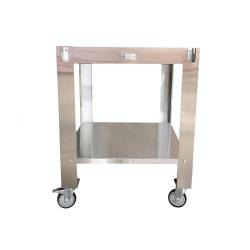 WPPO Stainless Steel Cart for Karma 42 Inch Wood Fired Pizza Oven 1250