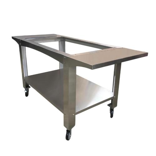 WPPO Stainless Steel Cart for Karma 55 Inch Wood Fired Pizza Oven
