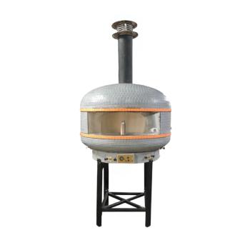 WPPO Lava 40 Inch Professional Digital Wood Fired Oven with Convection Fan 1350