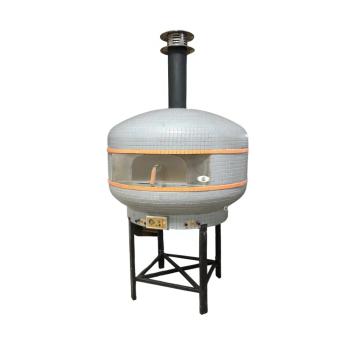 WPPO Lava 48 Inch Professional Digital Wood Fired Oven with Convection Fan 1350