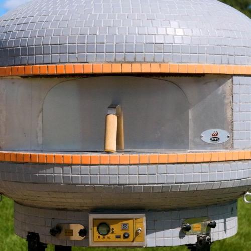 WPPO Lava 48 Inch Professional Digital Wood Fired Oven with Convection Fan