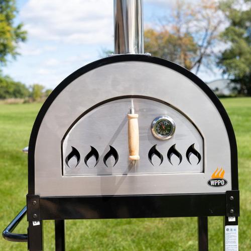 Wood Fired Pizza Oven   Black