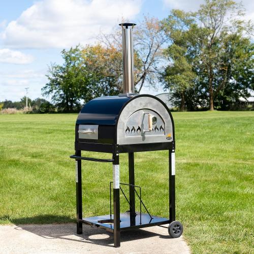 Wood Fired Pizza Oven   Black
