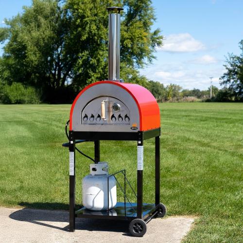 Wood Fired Pizza Oven   Red