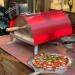 WPPO Le Peppe Portable Eco Wood Fired Oven with Deluxe Peel   Red