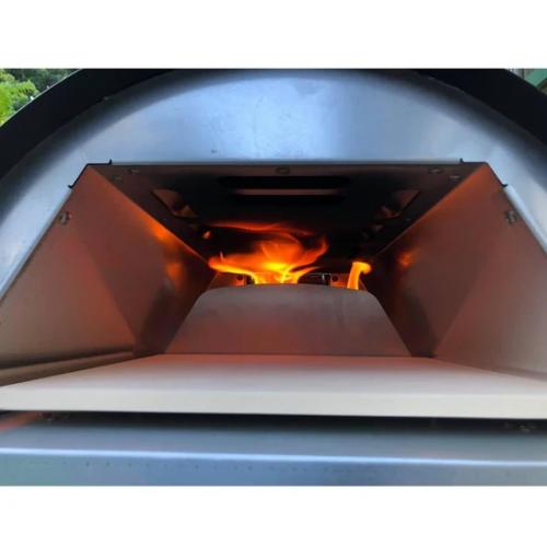 WPPO Le Peppe Portable Eco Wood Fired Oven with Deluxe Peel   Red