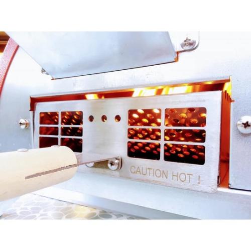 WPPO Le Peppe Portable Eco Wood Fired Oven with Deluxe Peel   Red