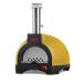WPPO Infinity 50 Freestanding Hybrid Wood  and  Propane Gas Refractory Pizza Oven   Faro Yellow