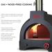 WPPO Infinity 50 Countertop Hybrid Wood  and  Propane Gas Refractory Pizza Oven   Olive Green