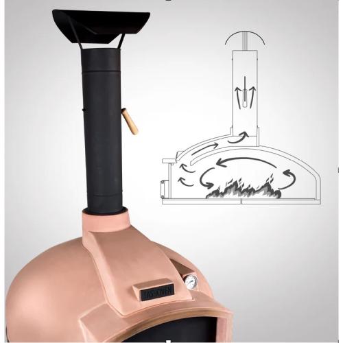 WPPO Red Rock 100 Wood Fired Stone Bread Oven   PRO 100 Edition