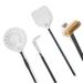WPPO Pro Aluminum 4 Piece Wood Fired Pizza Oven Utensil Kit