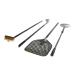 WPPO Pro Aluminum 4 Piece Wood Fired Pizza Oven Utensil Kit