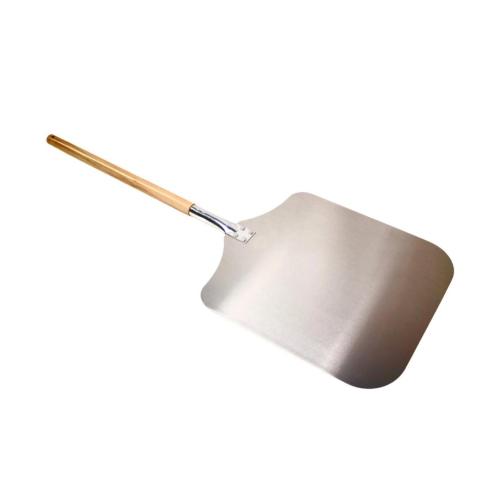 WPPO 16 Inch x 40 Inch Traditional Aluminum Pizza Peel with Long Wood Handle