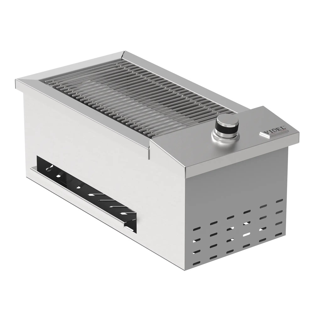 Videl USA Anza Single Burner Built In Natural Gas Drop In Tabletop Grill