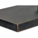 American Fire Glass 36 Inch Rectangular Drop In Fire Pit Pan Cover   Oil Rubbed Bronze