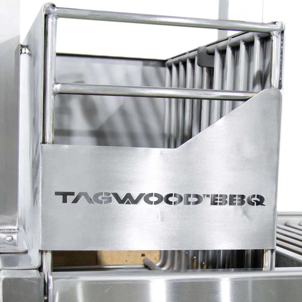 Tagwood BBQ 50 Inch Built In Stainless Steel Santa Maria Argentine Charcoal Grill   Partially Assembled