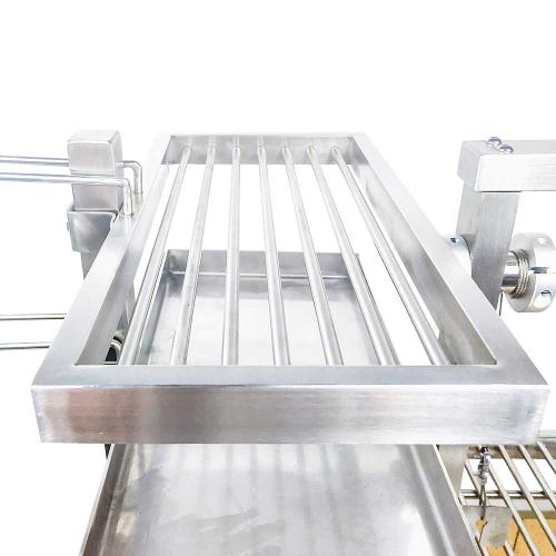 Tagwood BBQ 50 Inch Built In Stainless Steel Santa Maria Argentine Charcoal Grill   Partially Assembled