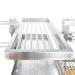 Tagwood BBQ 50 Inch Built In Stainless Steel Santa Maria Argentine Charcoal Grill   Partially Assembled
