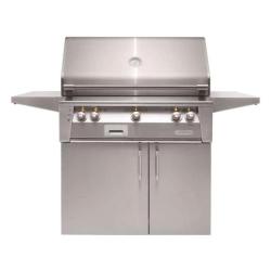Alfresco Grills ALXE 36 Inch 3 Burner Freestanding Propane Gas Grill with Sear Zone and Rear Infrared Burner Stainless Steel ALXE 36SZC LP250