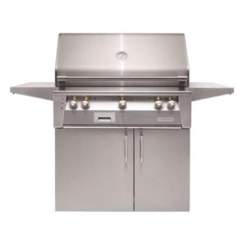 Alfresco Grills ALXE 36 Inch 3 Burner Freestanding Propane Gas Grill with Sear Zone and Rear Infrared Burner Stainless Steel ALXE 36SZC LP350